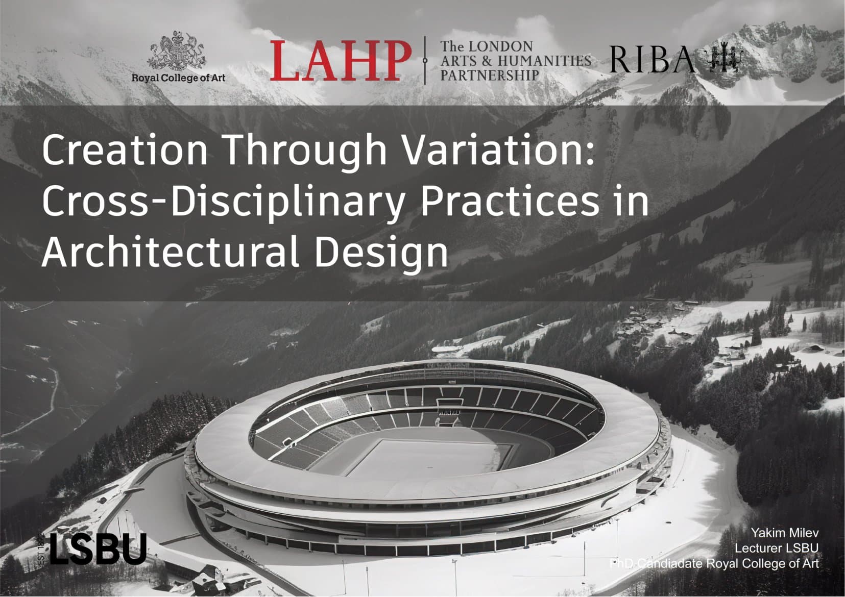 Title slide of the Creation Through Variation presentation